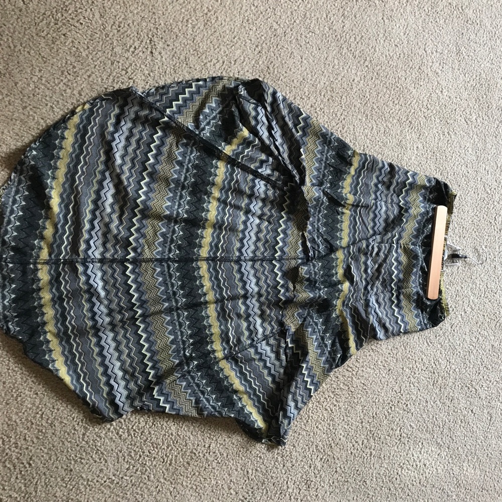 Short in front long in back skirt