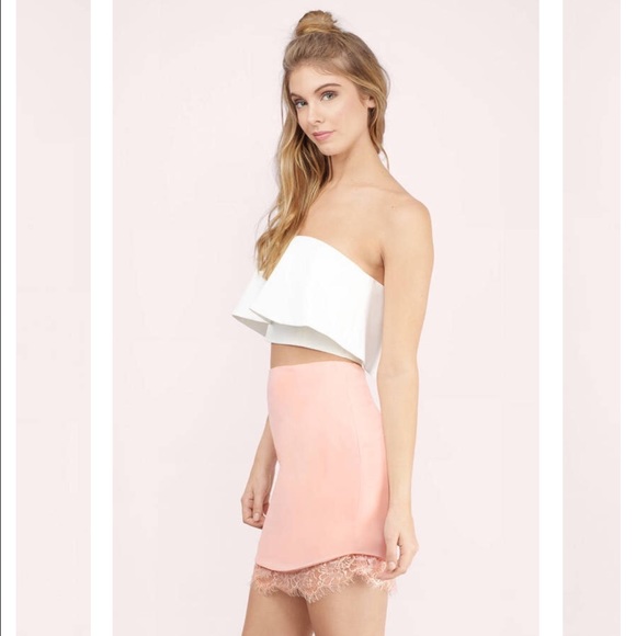 Ahead of the curve blush pencil skirt 🔥BRAND NEW - Picture 3 of 5