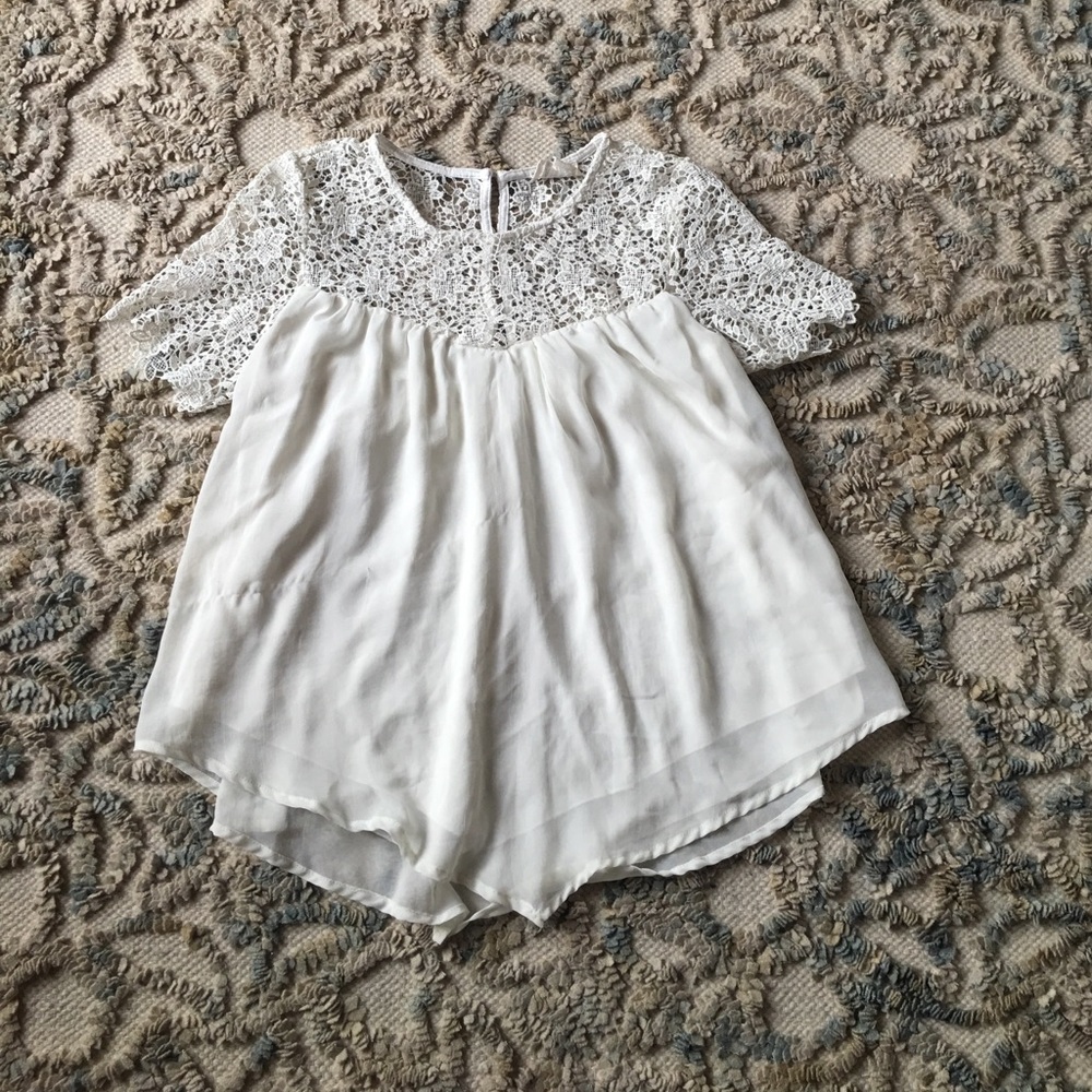 LA Hearts Lace shirt