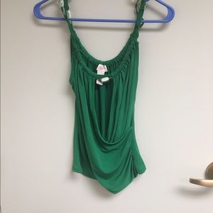 Green tank top