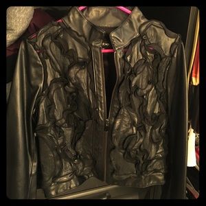 Bebe leather jacket