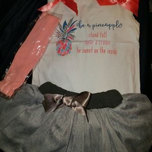 Newborn girls outfit set