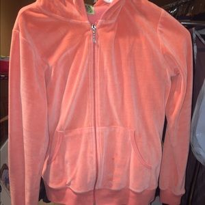 Brand new orange velour juicy tracksuit