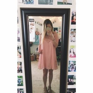 (SOLD) pink babydoll dress