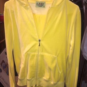Juicy velour tracksuit -yellow