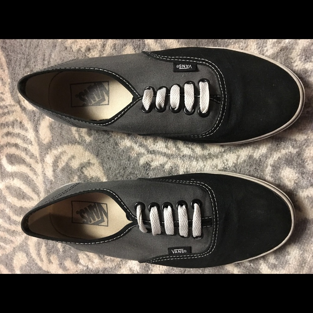 Vans black and gray size 8 1/2