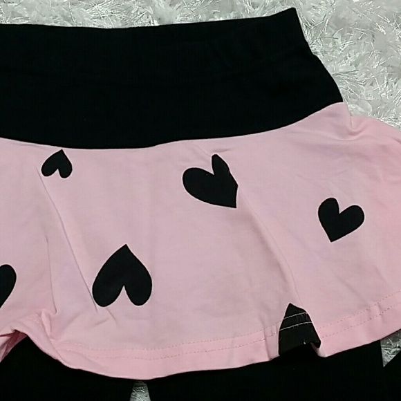 SALE***Pink Hearts Skort.  Kids.   :) - Picture 2 of 4