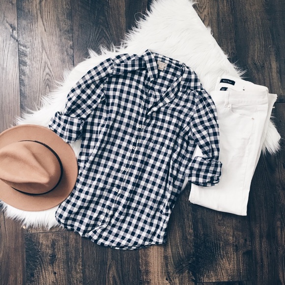 J. Crew Tops - J. Crew Classic Button Down Shirt