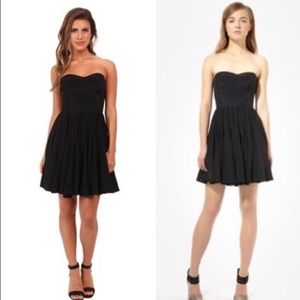 Rebecca Taylor black silk dress size 6!