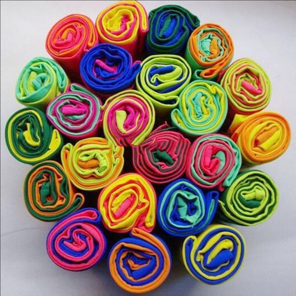 ✨Girls Spring 2017 Multi-Color Tights Teal/Canary