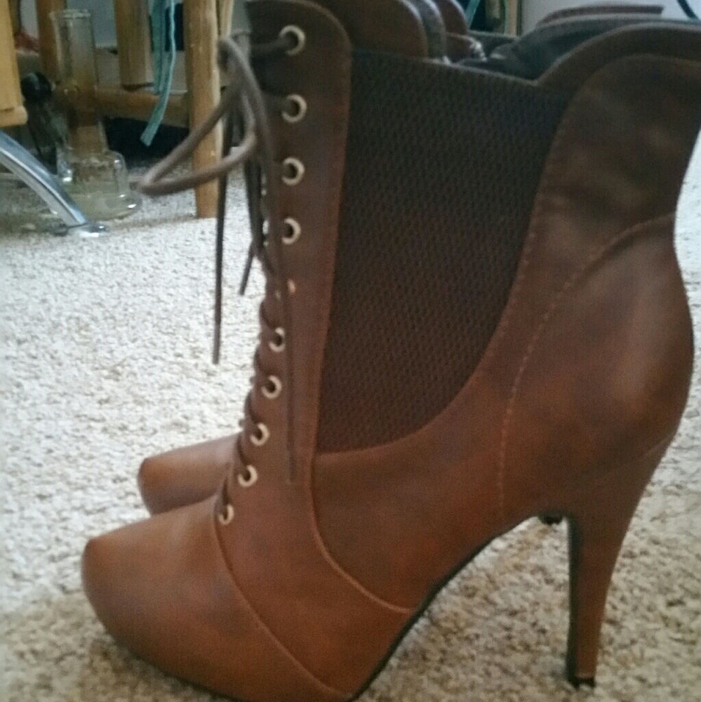 Lace up heels