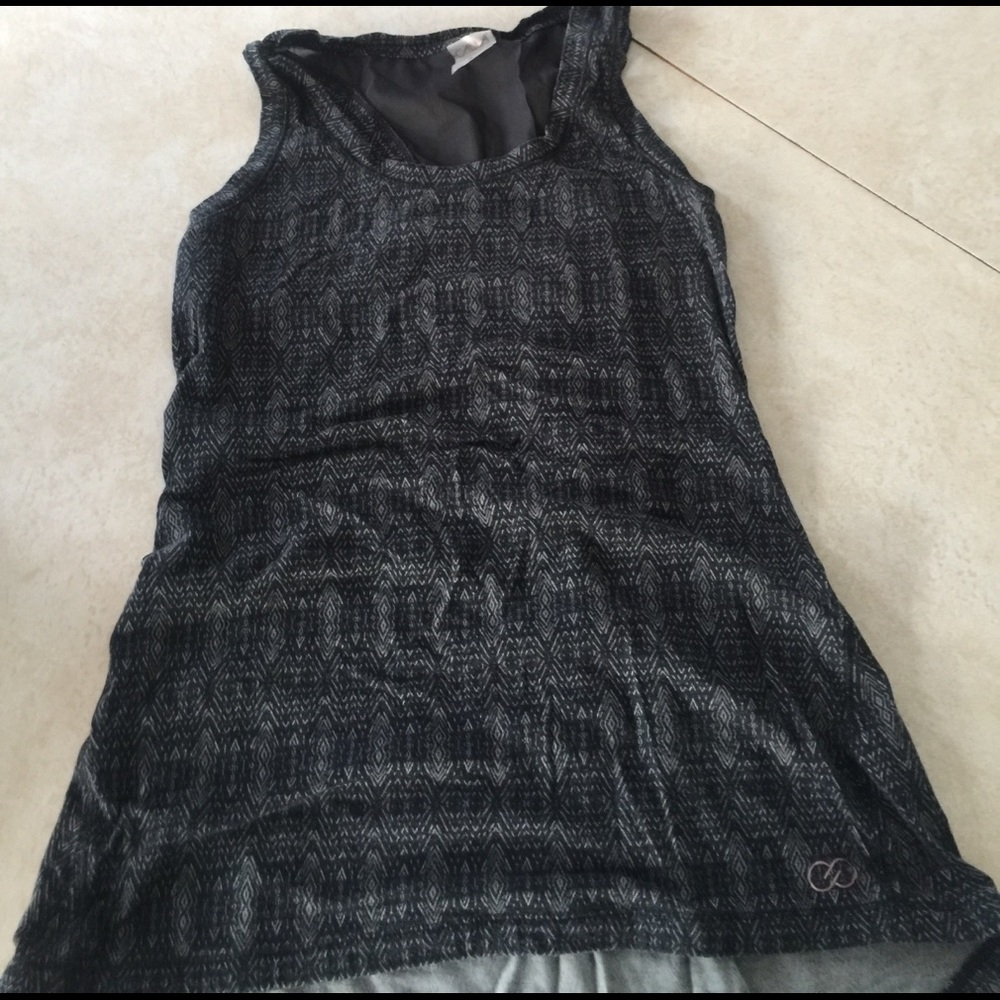 Black and Grey Workout Tank