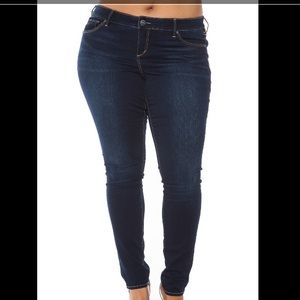 Dark Denim Straight Jeans