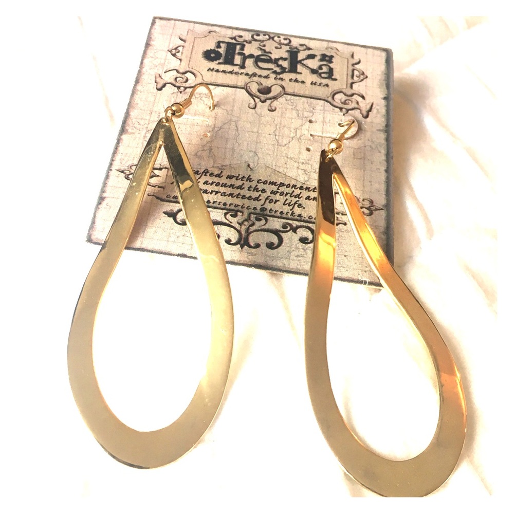 Gold Treska Earrings