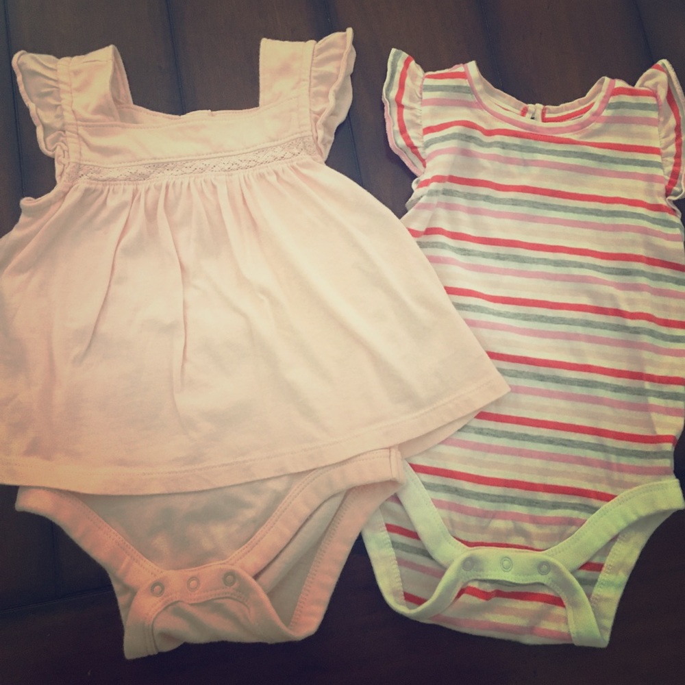 Baby GAP cap-sleeve shirts