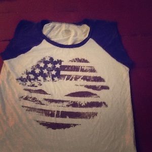 Lip, American flag tank top