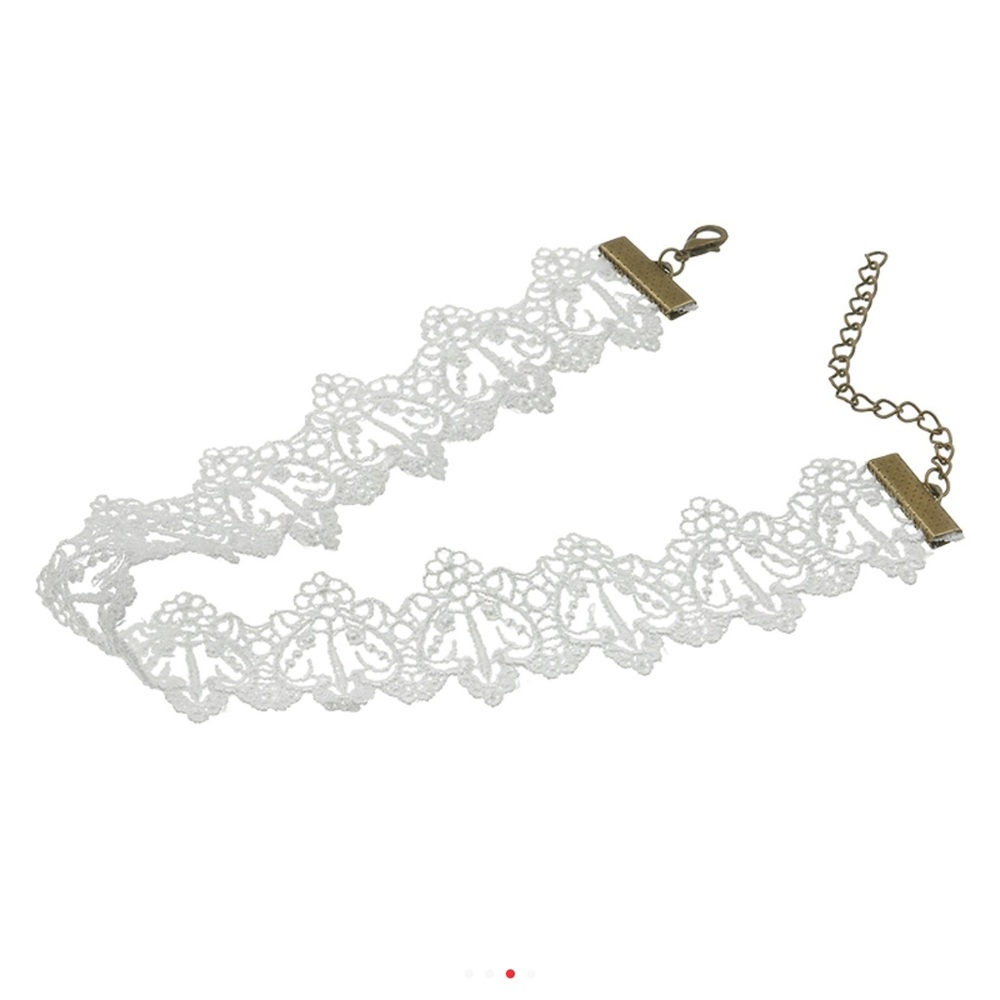 ✨ Sexy Chic Black Dainty Lace Choker Trendy Gift - Picture 2 of 8