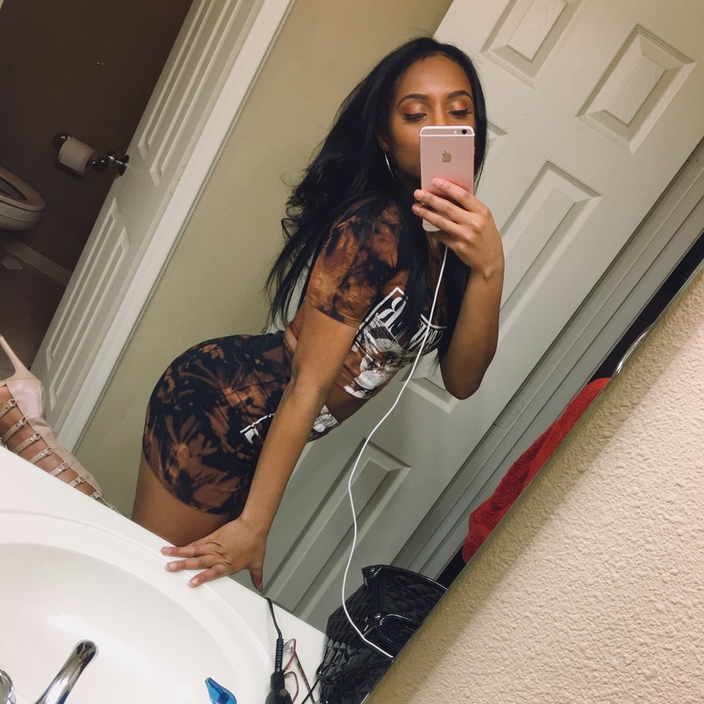 Sexy graphic two piece