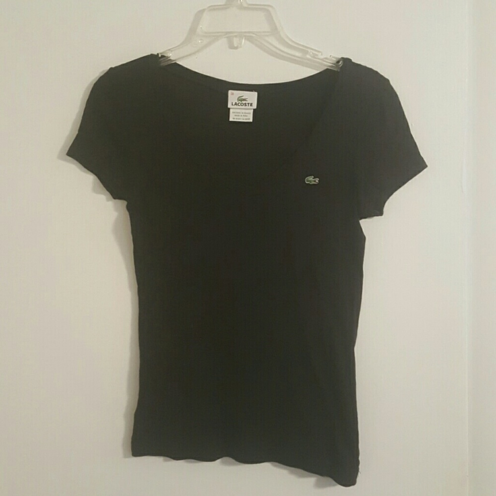 Black Lacoste Shirt