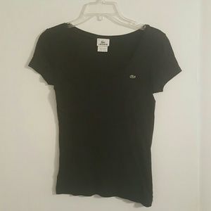 Black Lacoste Shirt