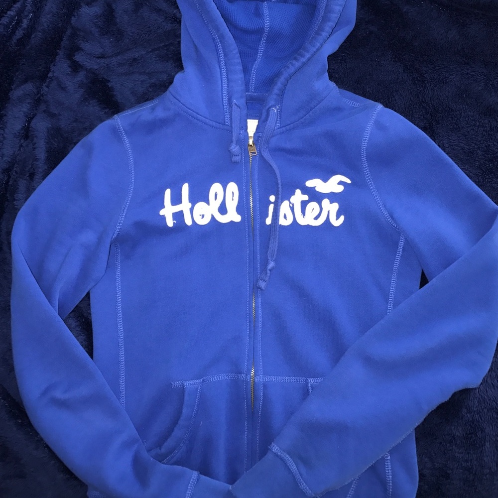 🔥Blue hollister hoodie