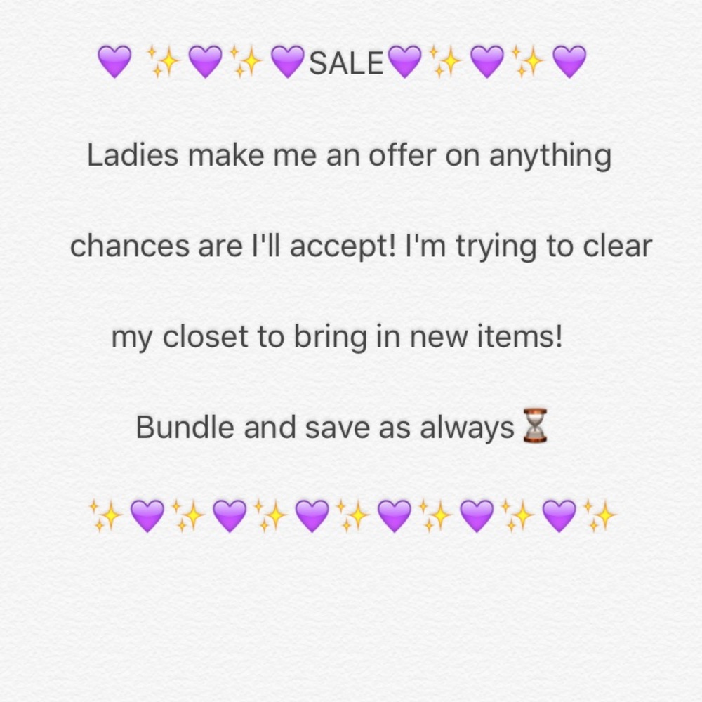 Closet clear out