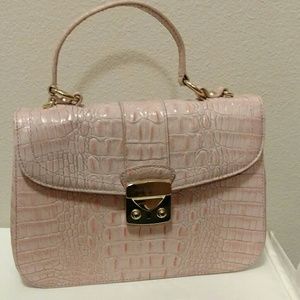 Cybthia Rowley Pink Alligator Purse
