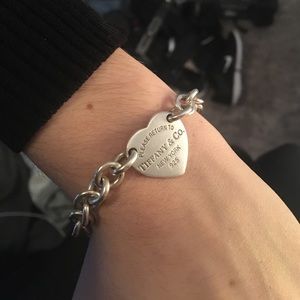 Authentic Tiffany & Co. heart shape bracelet