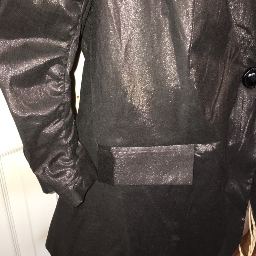 Shimmery Charcoal Blazer