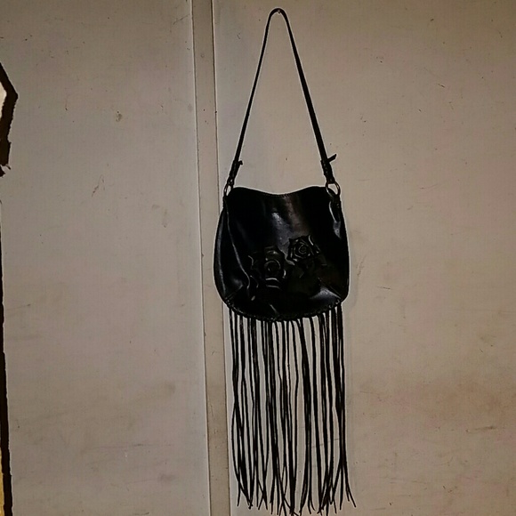 Re-posh black leather bag - Picture 1 of 5