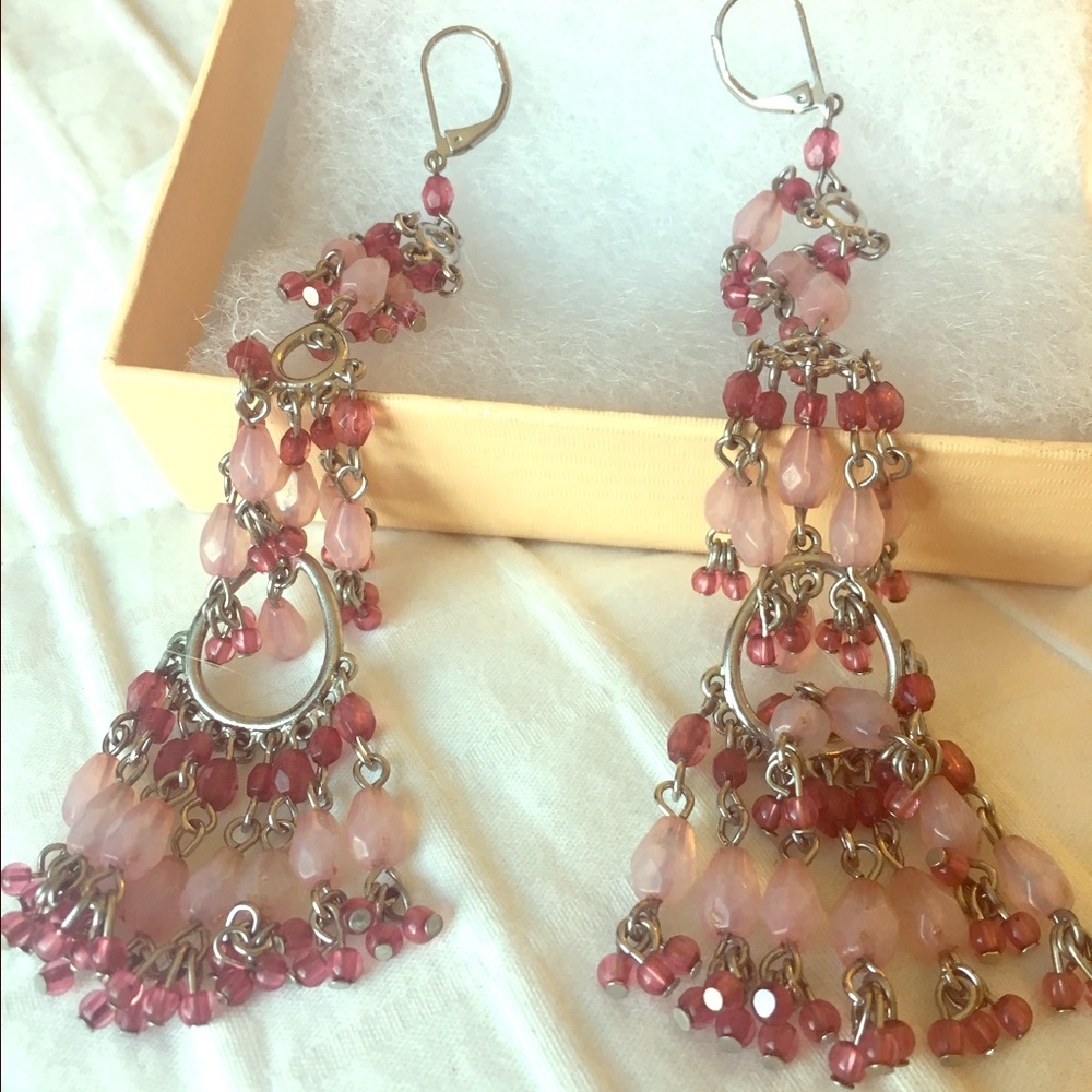 Express Pink HUGE Chandeliers