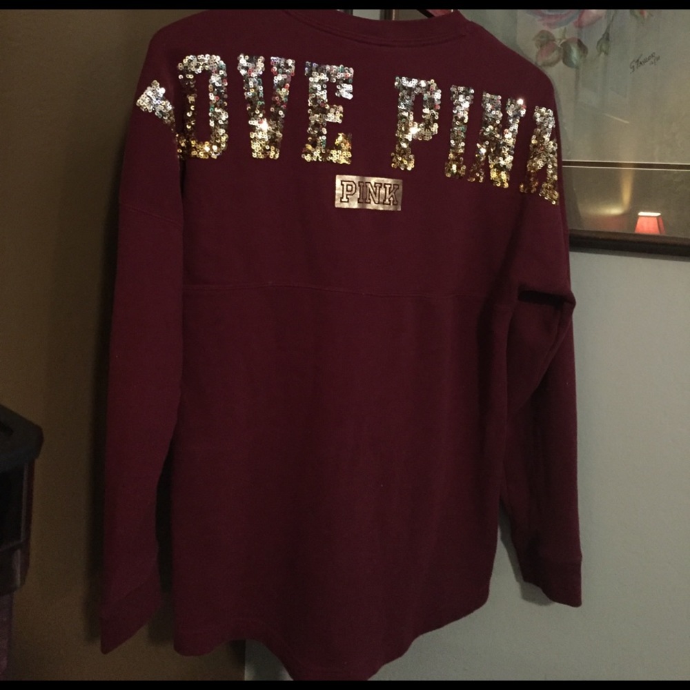 PINK Victoria's Secret Bling Pullover Crewneck