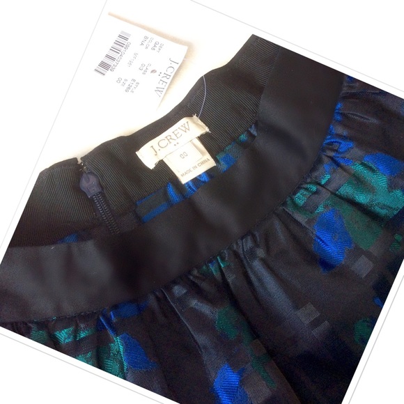 J Crew Shiny Jacquard circle skirt - Picture 3 of 3