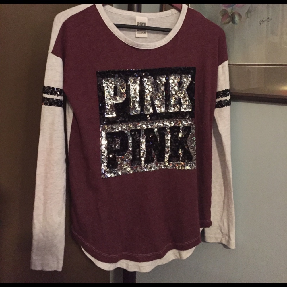 PINK Victoria's Secret Bling Long Tee