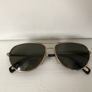 Marc Jacobs gold aviator sunglasses