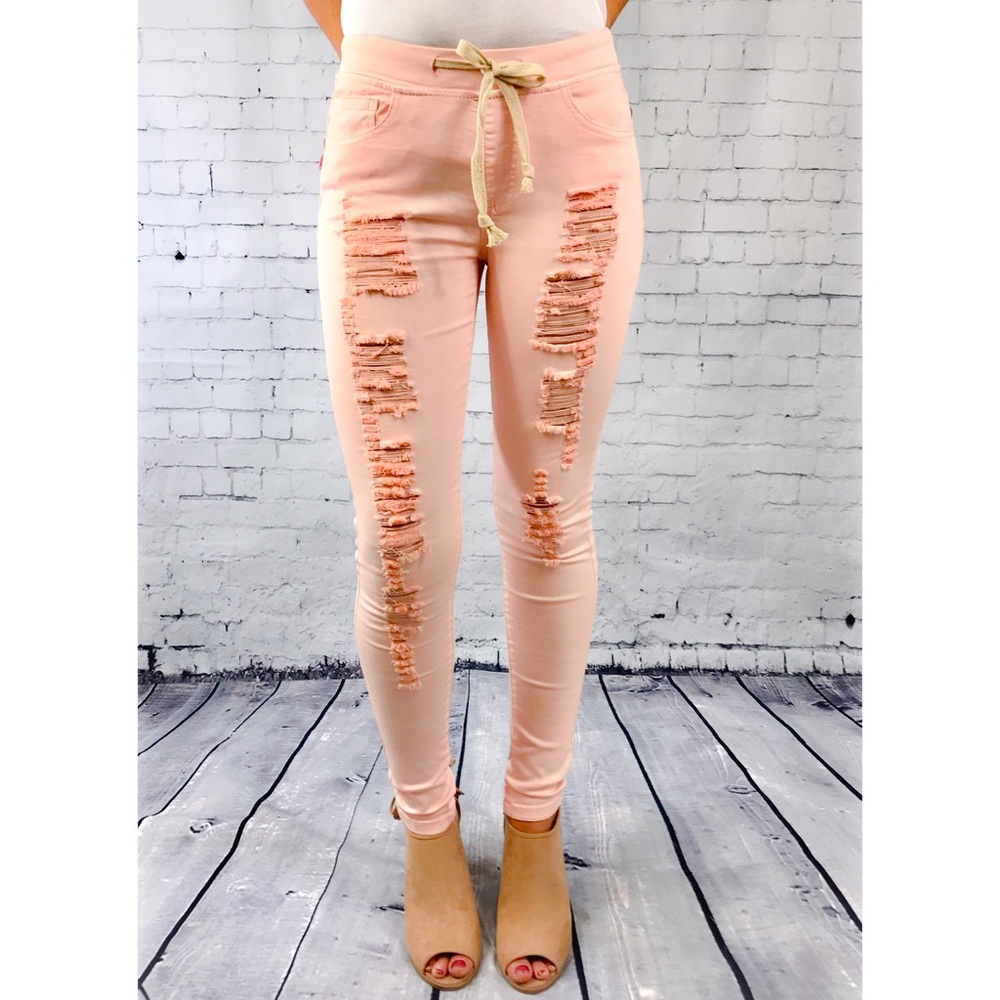 Destroyed Twill Joggers - Picture 8 of 8