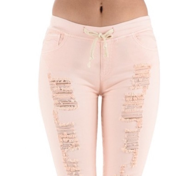 Destroyed Twill Joggers - Picture 3 of 8