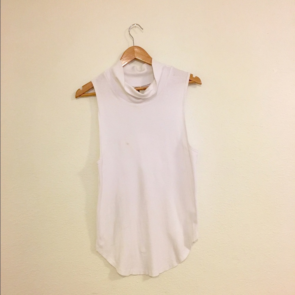 Free People long white turtleneck