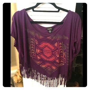 Rue 21 fringe crop top