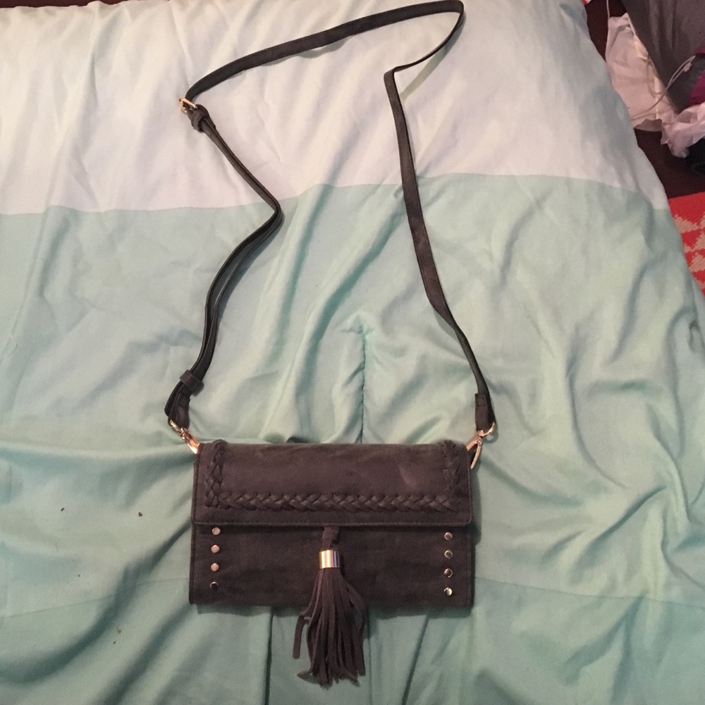NWOT Grey Crossbody