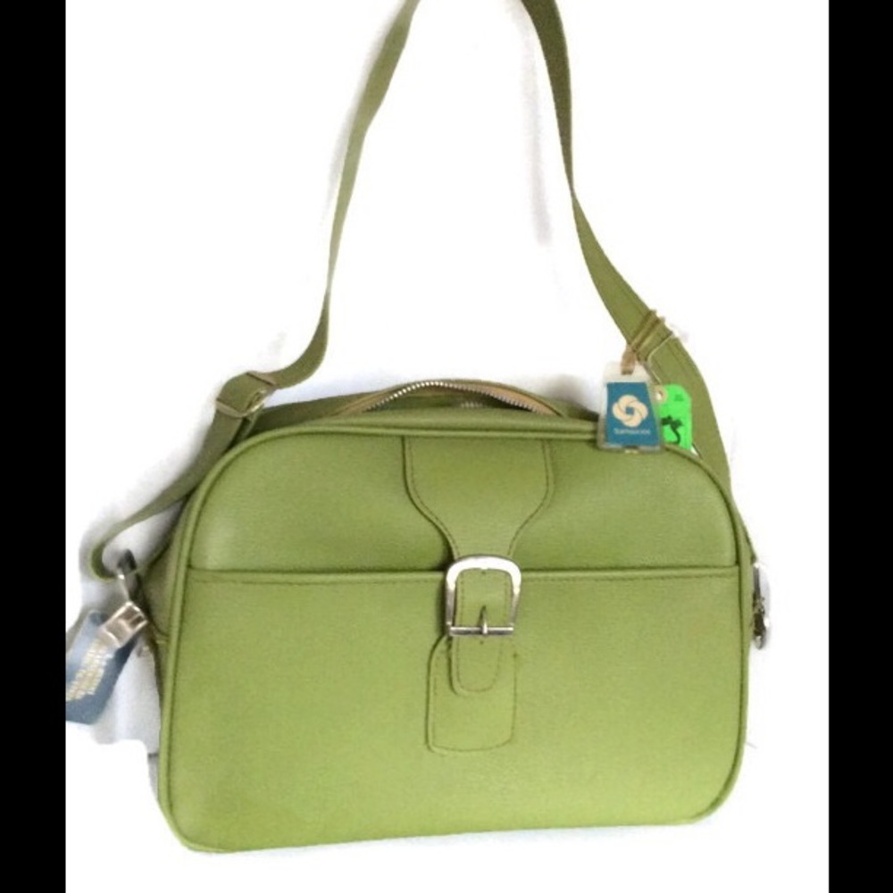 Vintage Samsonite Luggage Emerald Carry on Bag