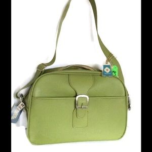 Vintage Samsonite Luggage Emerald Carry on Bag
