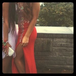 Cute Red Prom Dress❤