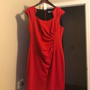 Red Calvin Klein Dress