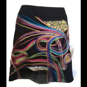 Etcetera Rhinestone skirt Size 6 NWT