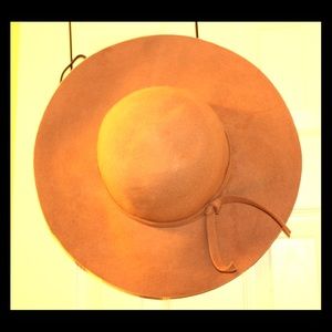 Brown Wide Brimmed Sun Hat