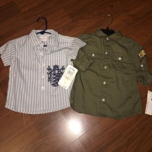 2 boys dress shirts