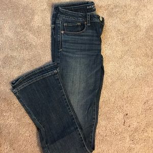 2 pairs of American Eagle Skinny Kicks- Size 8!