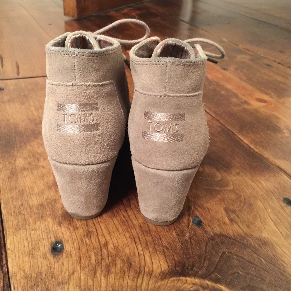 TOMS Desert Wedge Bootie
