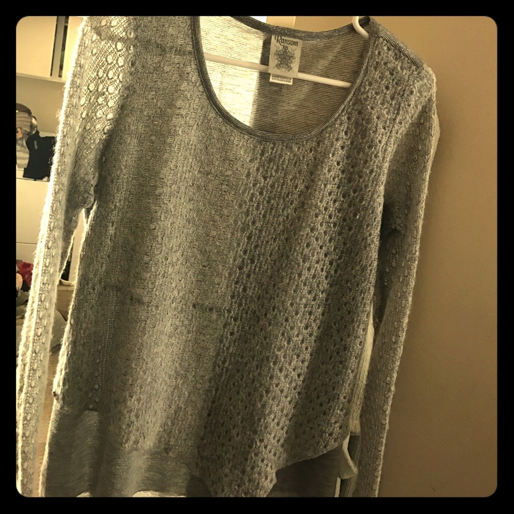 Silver Ransom Sweater ⭐️